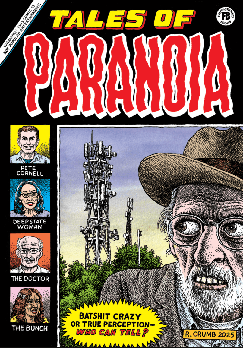 Fantagraphics to publish Robert Crumb’s Tales Of&nbsp;Paranoia!