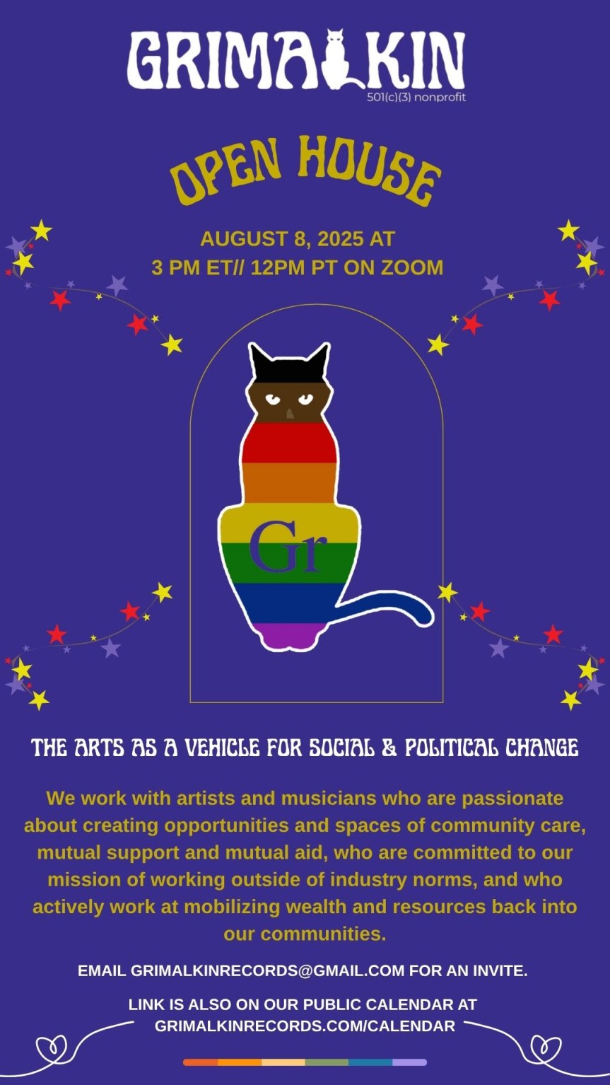 international artist collective Grimalkin Presents Activating Creatives: The Arts as a Vehicle for Social & Political&nbsp;Change